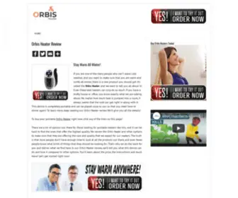 Orbisheater.com(Orbis Heater) Screenshot