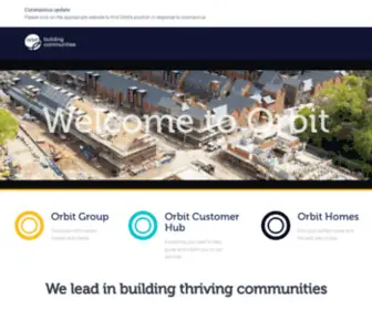 Orbit.org.uk(A leading housing provider who provide good value homes) Screenshot