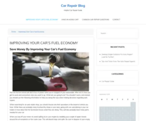 Orbitalcomms.com(Car Repair Blog) Screenshot