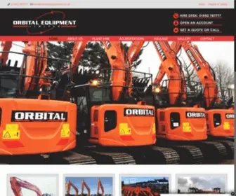 Orbitalequipment.co.uk(Mini Digger & Plant Hire) Screenshot