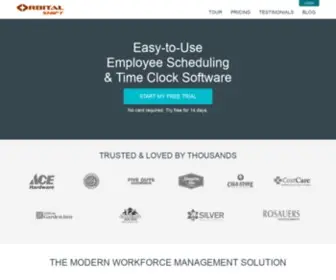 Orbitalshift.com(Online employee scheduling and time clock software) Screenshot