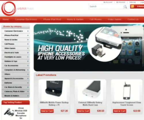 Orbitalshops.com(Orbitalshops) Screenshot