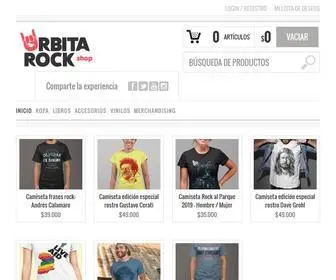 Orbitarock.shop(Ropa y productos de ROCK en la tienda Orbitarock) Screenshot