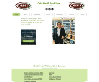 Orbithealthfood.com(Orbit Health Food Store) Screenshot