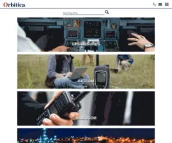Orbitica.com(Produits et Services Satellite) Screenshot