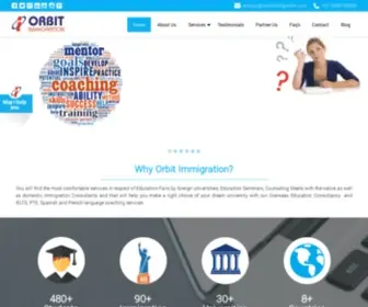 Orbitimmigration.co.in(IELTS Class) Screenshot