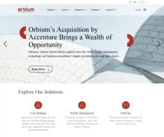 Orbium.com(Wealth Platform Services) Screenshot