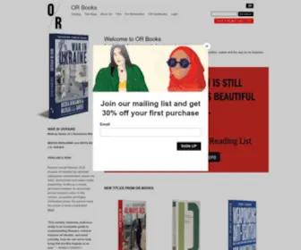 Orbooks.com(A new type of publishing company) Screenshot