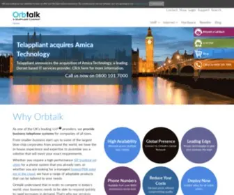Orbtalk.co.uk(Global IP Telephony) Screenshot