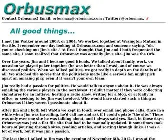Orbusmax.com(Around the World in 80k) Screenshot