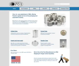 Orca-MFG.com(Orca Manufacturing) Screenshot