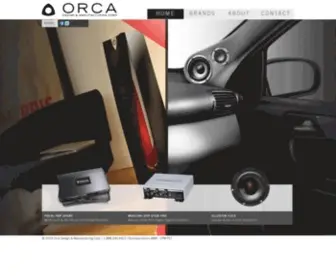 Orcadesign.com(ORCA Design & Manufacturing) Screenshot