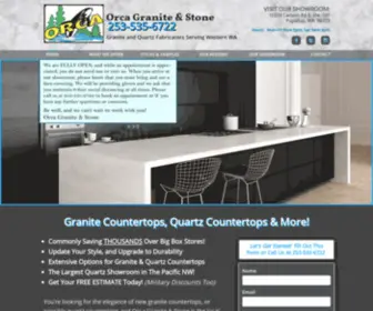 Orcagranite.com(Orca Granite & Stone) Screenshot