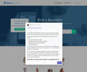 Orcahealth.com(Orca Health) Screenshot