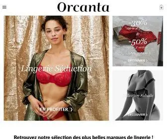 Orcanta.fr(Lingerie féminine) Screenshot