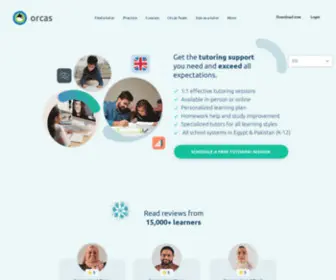Orcas.io(Find a tutor) Screenshot