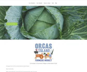 Orcasislandfarmersmarket.org(Farmer's Market) Screenshot