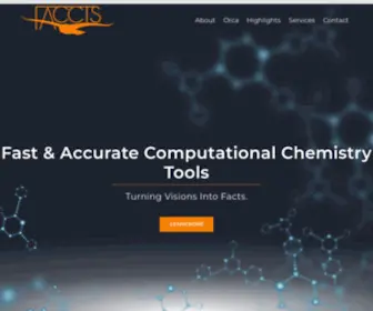 Orcasoftware.de(Fast & Accurate Computational Chemistry Tools) Screenshot