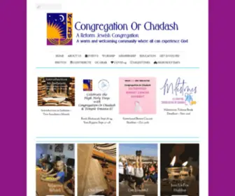 Orchadash-Tucson.org(Congregation Or Chadash) Screenshot