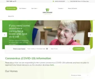 Orchardcarehomes.com(Orchard Care Homes) Screenshot