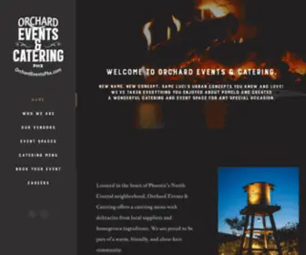 Orchardeventsphx.com(Orchard Events & Catering) Screenshot