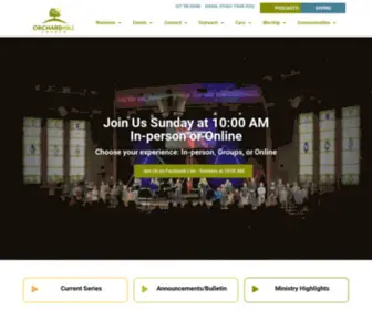 Orchardhill.org(Orchard Hill Church) Screenshot