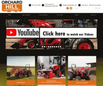 Orchardhillsales.net(Home Orchard Hill Farm Equipment Belchertown) Screenshot