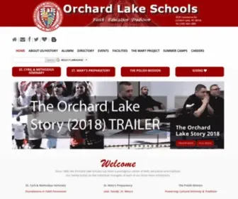 Orchardlakeschools.com(Orchard Lake Schools) Screenshot