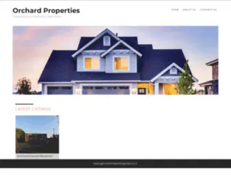 Orchardproperties.net(Commercial and Residential Real Estate) Screenshot