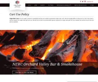 Orchardvalleygolf.com(Orchard Valley Golf Course) Screenshot