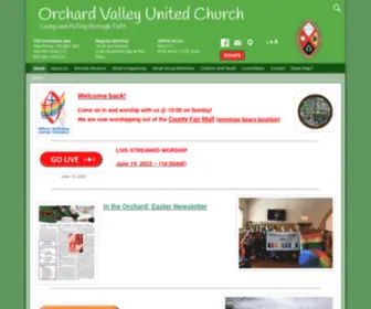 Orchardvalleyunited.ca(Orchard Valley United Church) Screenshot