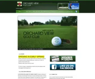 Orchardviewgolf.com(Orchard View Golf Course) Screenshot