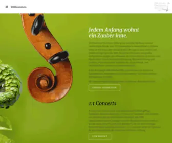 Orchesterstiftung.de(Deutsche Orchesterstiftung) Screenshot