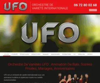 Orchestre-Ufo.com(Orchestre UFO) Screenshot