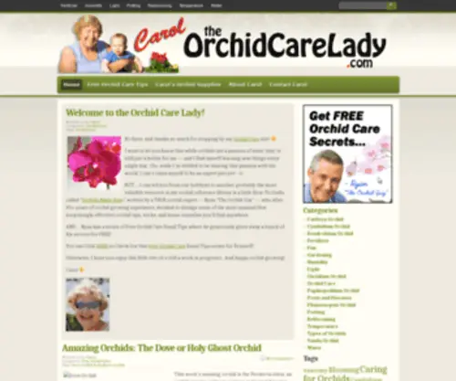 Orchidcarelady.com(Here's What People Are Saying About "Orchids Made Easy") Screenshot