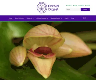 Orchiddigest.org(The Orchid Digest Publication) Screenshot