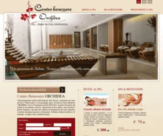 Orchideaspa.it(Centro Benessere ORCHIDEA SPA) Screenshot