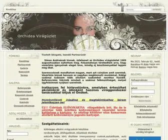 Orchideaviraguzlet.hu(Virágüzlet) Screenshot