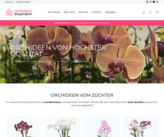Orchideen-Klusmann.de(Orchideen Shop) Screenshot
