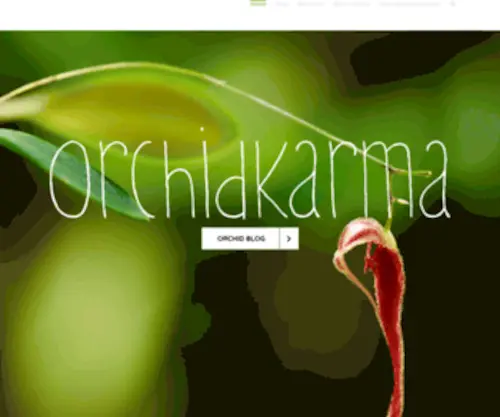 Orchidkarma.com(An orchid blog) Screenshot