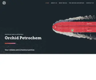 Orchidpetrochem.com(Orchid Petrochem FZC) Screenshot