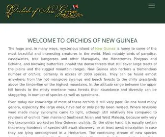 Orchidsnewguinea.com(Orchid Species and Genera Descriptions and Images) Screenshot