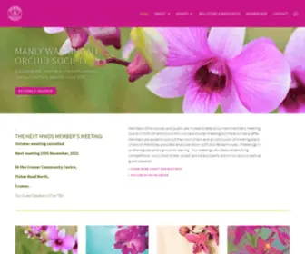 Orchidsociety.com.au(Manly Warringah Orchid Society) Screenshot