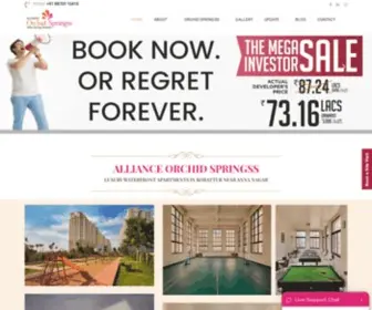 Orchidsprings.in(Apartments For Sale in Anna Nagar) Screenshot