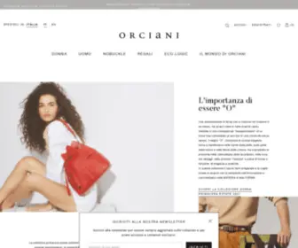 Orciani.it(ORCIANI Shop online Ufficiale) Screenshot