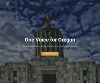 Orcops.org(Oregon Coalition of Police & Sheriffs) Screenshot