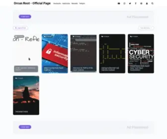 Orcunrootsecurity.com(Orcun Root) Screenshot