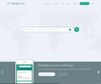 Ordbogen.com(80 online ordbøger på 40 sprog) Screenshot