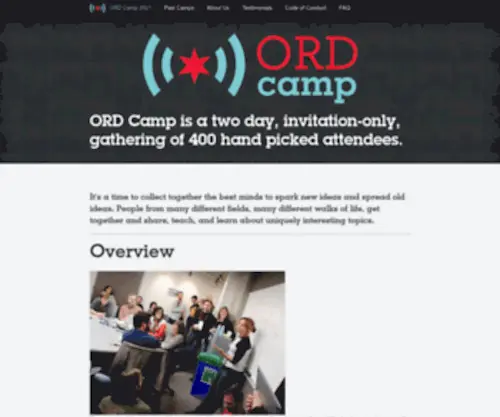 Ordcamp.com(ORD Camp) Screenshot
