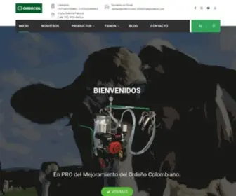 Ordecol.com(ORDECOL PRIMER FABRICANTE DE EQUIPOS DE ORDEÑO) Screenshot
